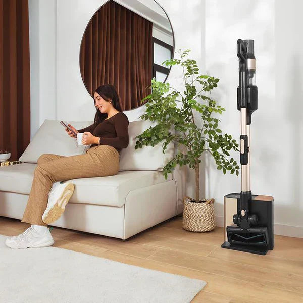Aspirador Vertical Conga Rockstar 5500: La potencia de un huracán con base que se vacía sola