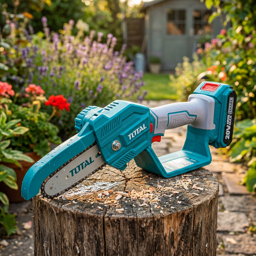 Mini sierra de poda a bateria 20V Total Tools