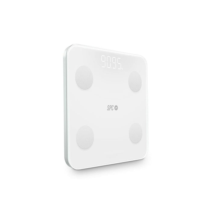 Báscula Digital de Baño SPC Internet ATENEA FIT 3 Blanco Cristal Templado 180 kg 50 x 50 x 28 cm