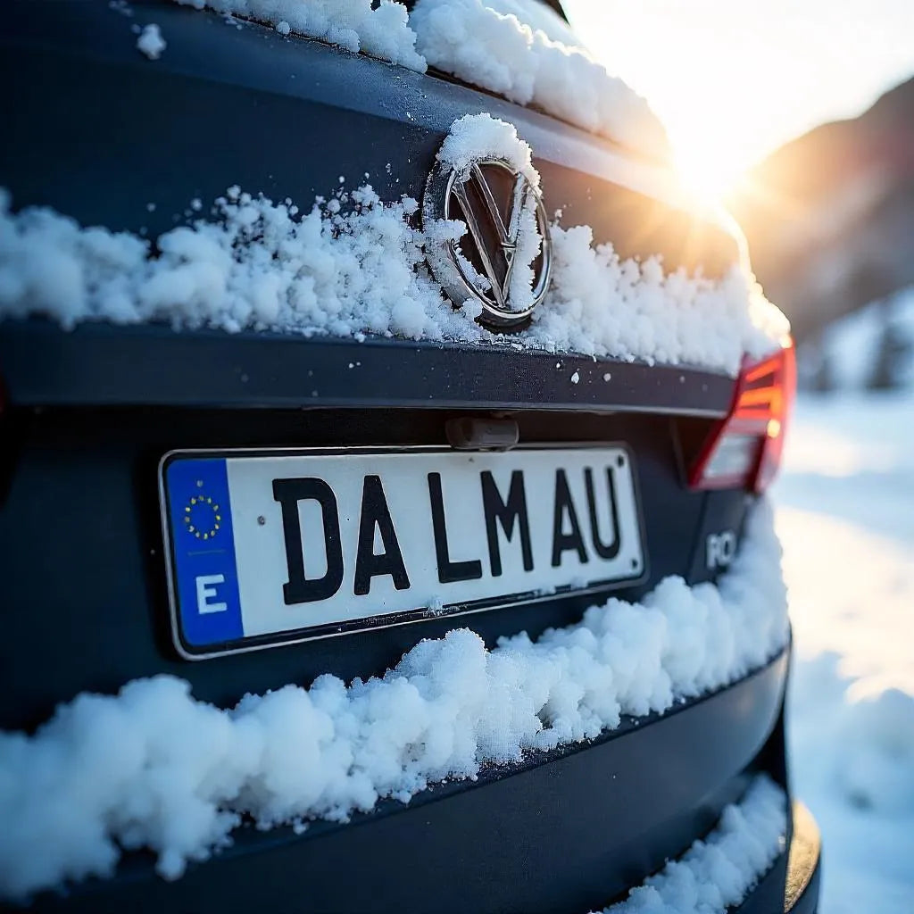 Matrícula acrílica coche 520x110mm