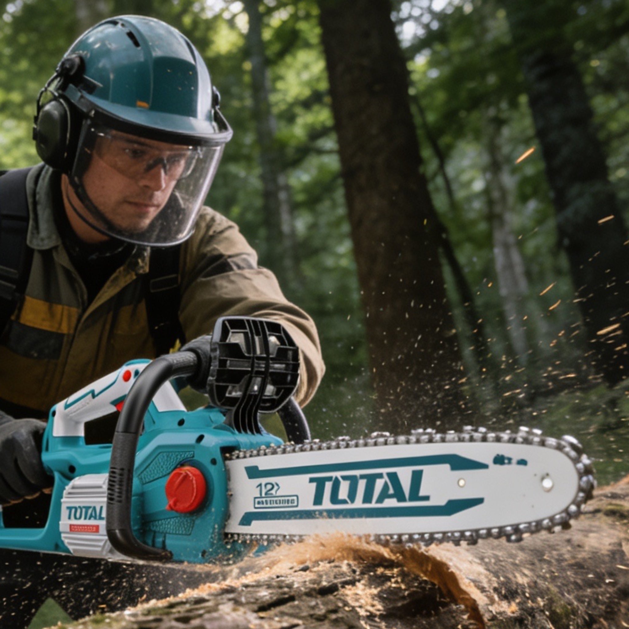 Sierra cadena Brushless a bateria 20V Total Tools
