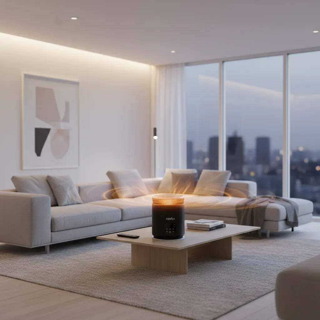 Termoventilador cerámico Atica 1800W Negro