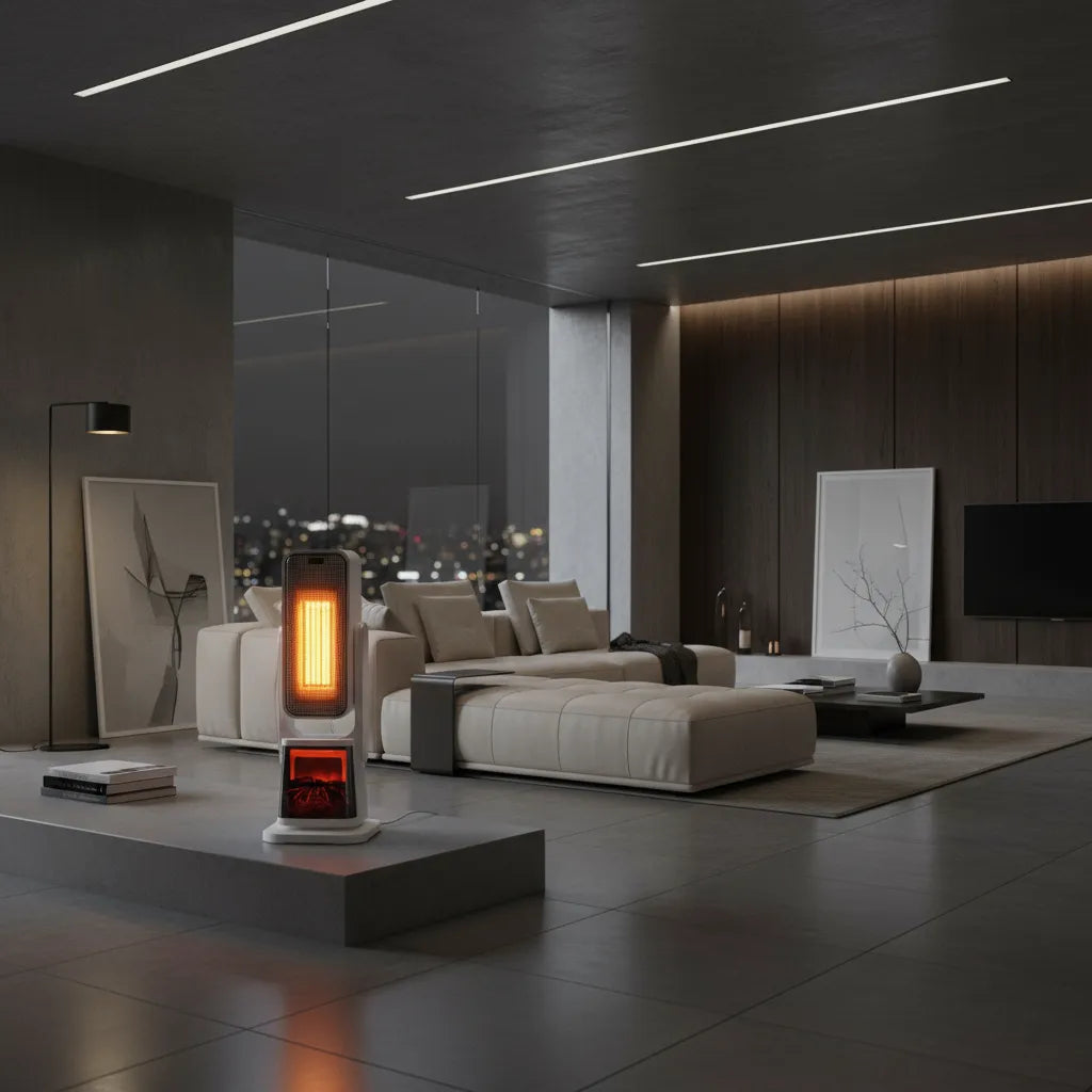 Termoventilador torre cerámico blacno SIMONETA 2000W