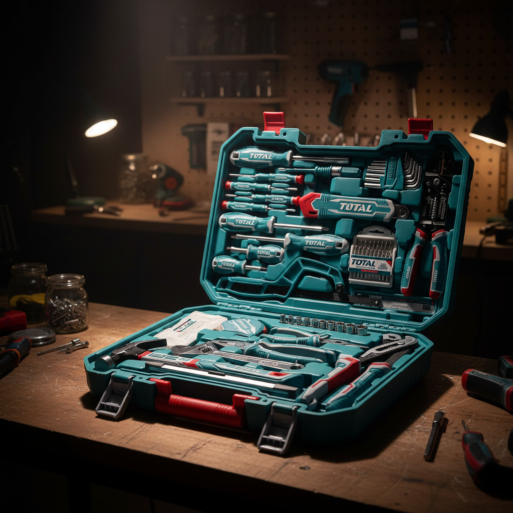 Maletín multiherramientas con 168 piezas TOTAL TOOLS