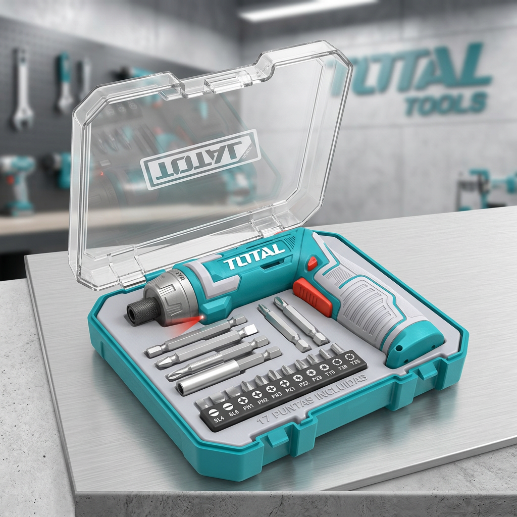 Atornillador articulado a bateria 8V Total Tools