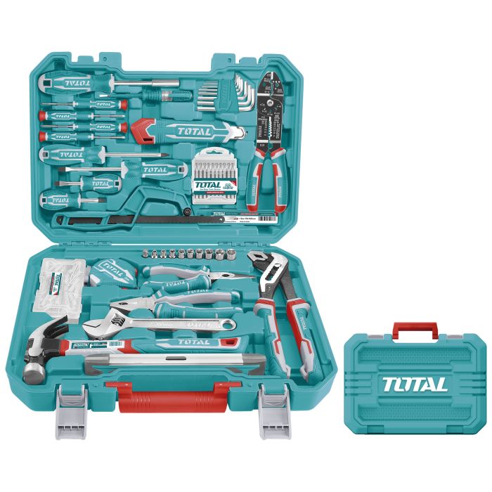 Maletín multiherramientas con 168 piezas TOTAL TOOLS