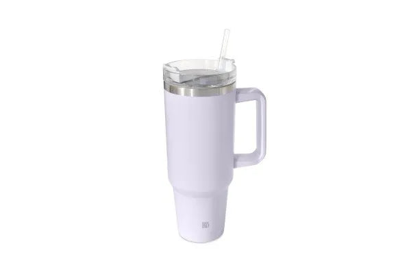 Taza térmica Iris 1200ml blanco azulado